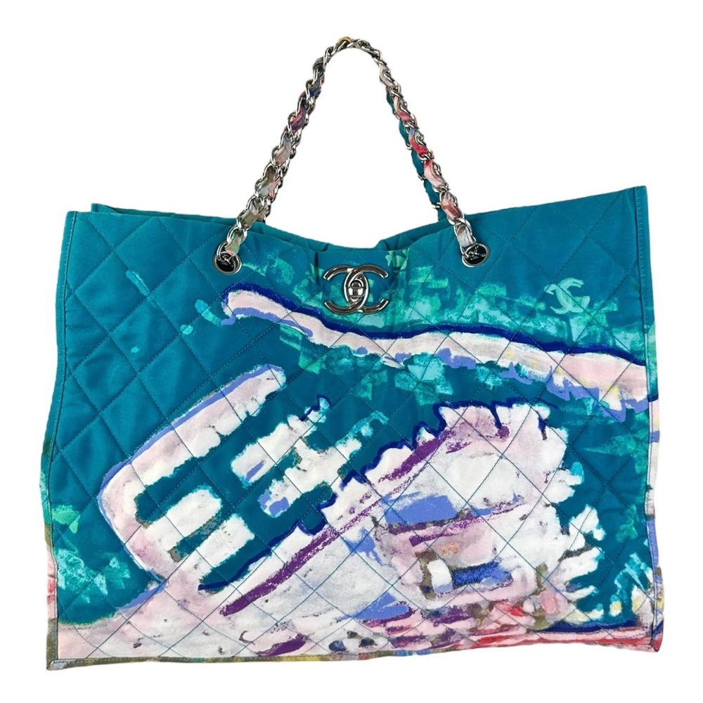 CHANEL Limited Edition Teal Quilted Women's Bag